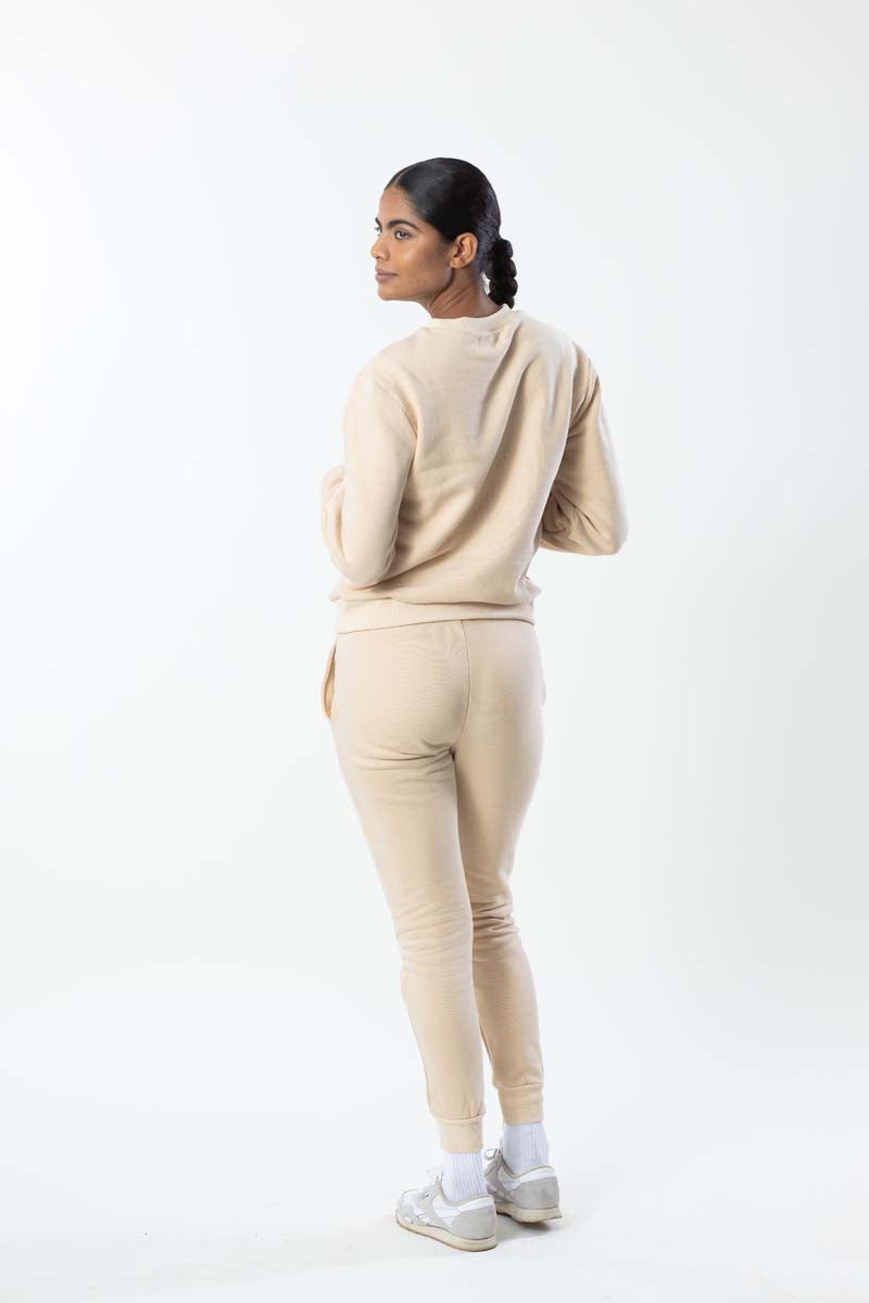 Beige discount sweatsuit women's