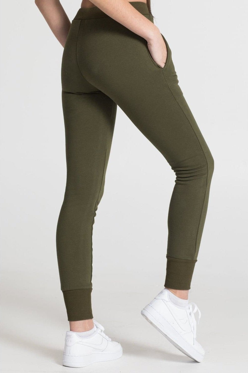 Slim Fit Sweatpants Olive