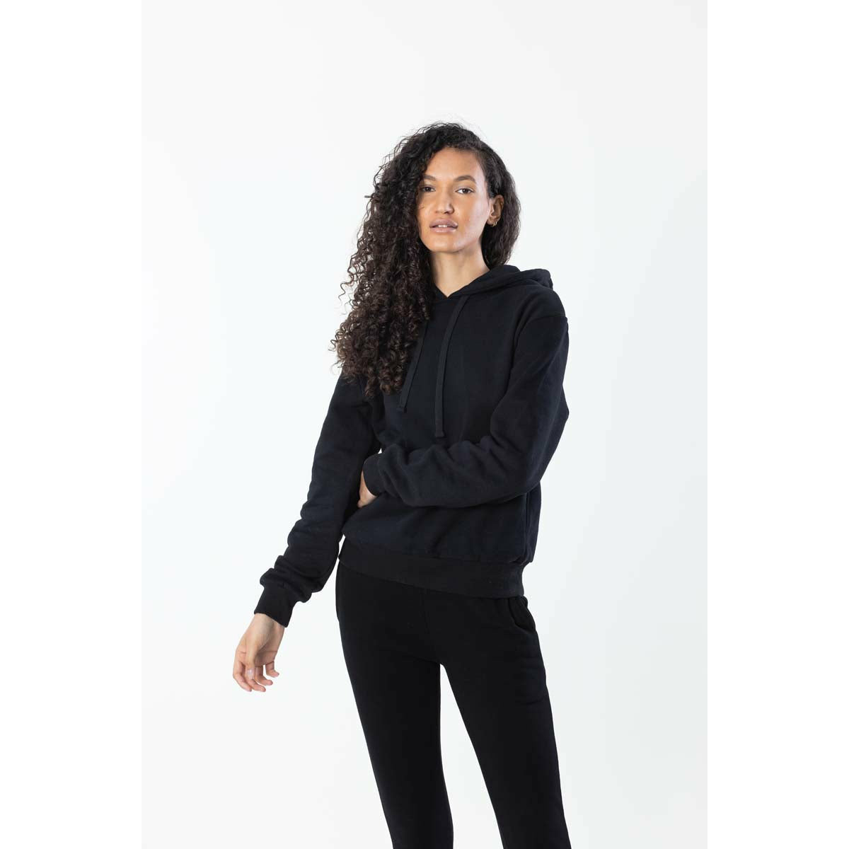 Plain black hoodie on sale womens